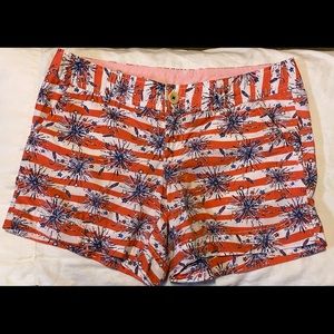 Fourth of July Fireworks Shorts Cotton